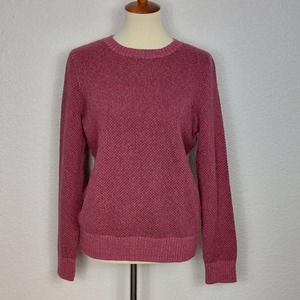Appleseed's Seedstitch Pullover Sweater Tawny Port Women's Medium Pre-Owned